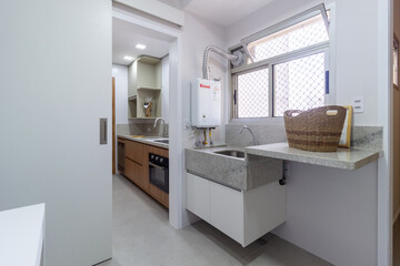 modern kitchen interior