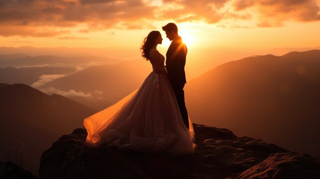 Getting Married On A Mountain Peak - People Photography