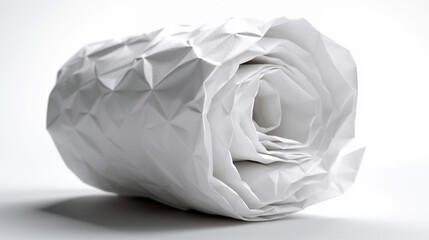 crumpled paper ball HD 8K wallpaper Stock Photographic Image