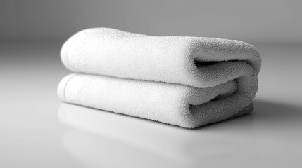 white towels HD 8K wallpaper Stock Photographic Image