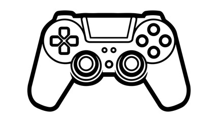 Minimal Gaming Symbol - Stream modern Games - Wireless Controller Icon - Vector illustration © artisttop