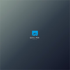 Gradient Logo Template With Abstract Shape Free Vector