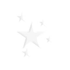 star on white background