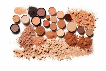 makeup foundation isolated white background professional photography