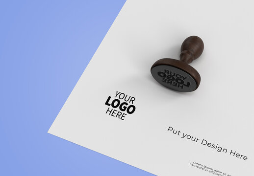 Rubber Stamp Mockup