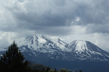 Mount Shasta in the Clouds.