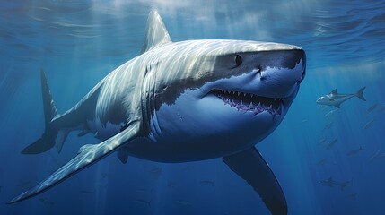 Fototapeta premium great white shark