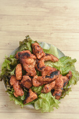 定番料理　鶏肉の照り焼き
