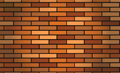 Brick wall texture seamless vector illustration