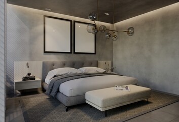 Modern Contemporary Bedroom and Natural Tones