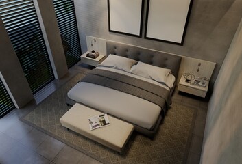 Modern Contemporary Bedroom and Natural Tones