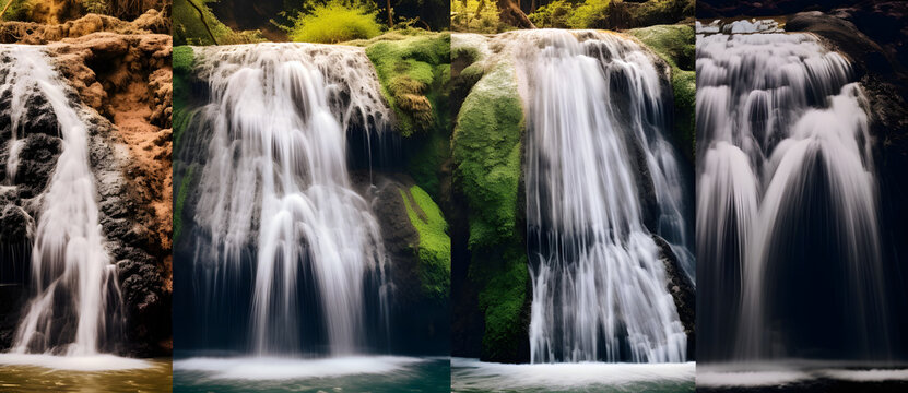 the waterfalls are clearly visible and can be seen in the image Generated by AI
