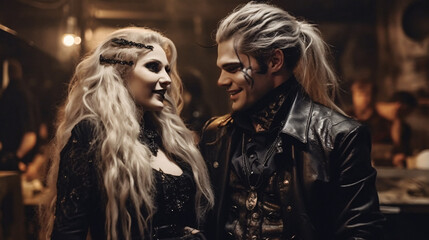 Gothic Temptations: Unveiling the Enigmatic Allure of Real-Life and Party Mode Gothic Culture. Dive into the Dark, Sensual World of Gothic Fashion, Music, and Expression, Enhanced by Generative AI