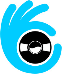 OK hand gesture with sound system