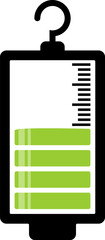 Simple battery with medical infusion