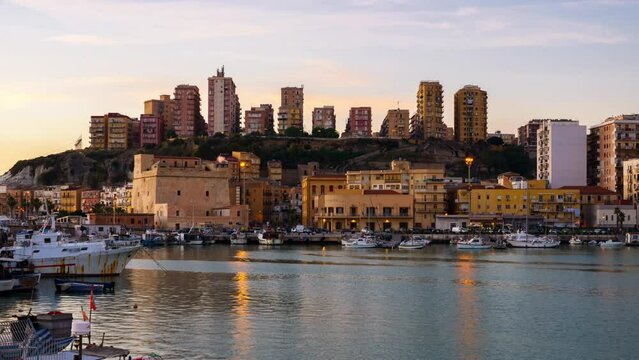 Porto Empedocle, Sicily, Italy on the Water