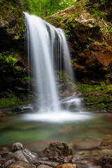 Fototapeta na wymiar Beautiful Waterfalls in the Great Smoky Mountains