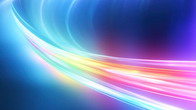 Colorful flying lights. Abstract multicolored wallpapper