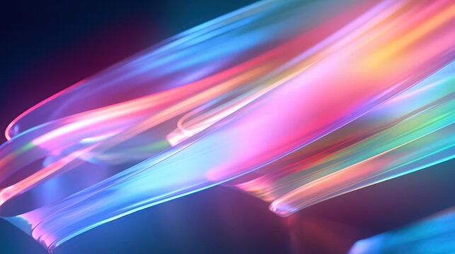 Colorful flying lights. Abstract multicolored wallpapper
