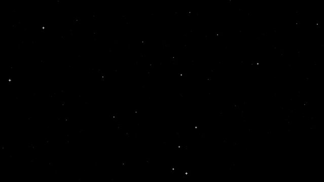Twinkling Star Particles Night Sky Outer Space  Black Background Video Effect Visual Effects Transparent Green Screen Particle Overlay Corporate Event After Effects