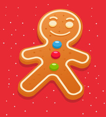 gingerbread, new year, toy, holiday, christmas