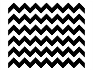 Chevron Pattern Silhouette Vector Art on White background