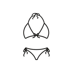 bikini icon vector