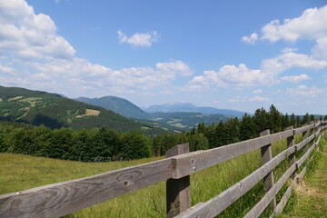 Fototapeta premium Ausflugsregion Wechsel, Niederösterreich