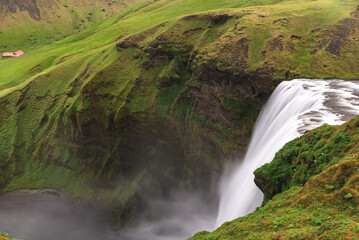 Skógafoss From Above