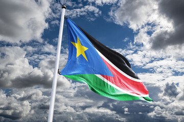 The flag of South Sudan was adopted following the signing of the Comprehensive Peace Agreement that ended the Second Sudanese Civil War.