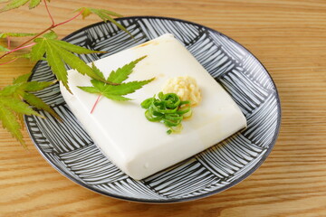 冷奴とネギ生姜