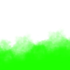 Fototapeta premium Green smoke from bellow