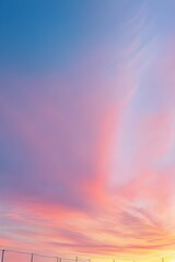 Fototapeta na wymiar ドラマチックで美しい夕日のカラフルな雲と空