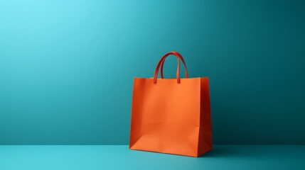 Your Next Purchase Awaits, Shopping Bag with Plenty of Copy Space, the Perfect Symbol for Consumerism, generative ai.