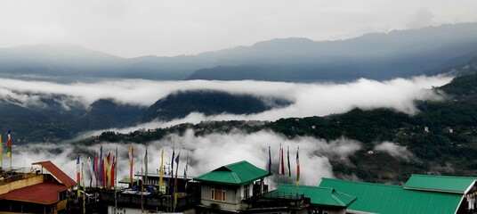 Beautiful landscape in Sikkim