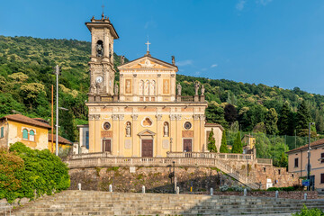 Parish Church of Sant'Ambrogio, Porto Ceresio, Italy