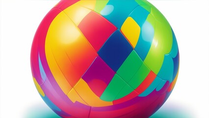 Playful Bliss: Vibrant Ball Inspiring Fun and Joy