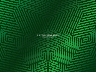 Green abstract background with gradient color geometric shapes for presentation design. Suitable for business, company, institution, conference, party, party, seminar, etc.