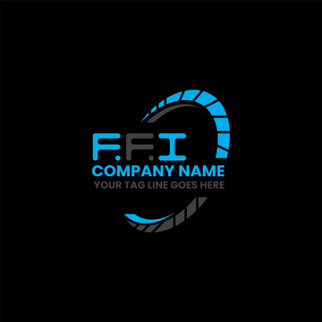 FFI letter logo creative design with vector graphic, FFI simple and modern logo. FFI luxurious alphabet design  