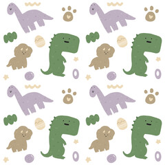 Dinosaur cute cartoon pattern for wallpaper,background,backdrop,poster,postcard