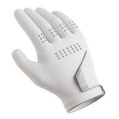 3D illustration of golf gloves for perfect grip