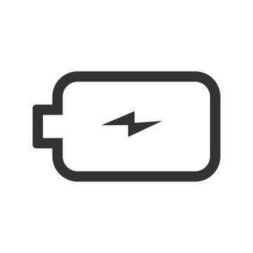 battery icon isolated on white background