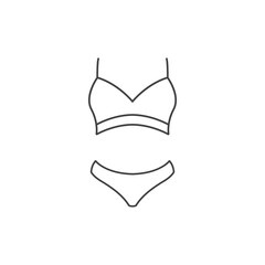 bikini icon vector