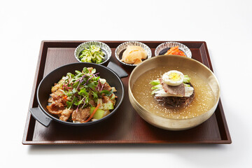 Various side dishes and food, Korean food