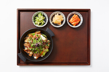 Various side dishes and food, Korean food
