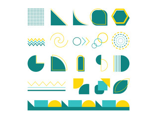 Geometric material for social media design
