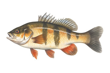 fish on a white background