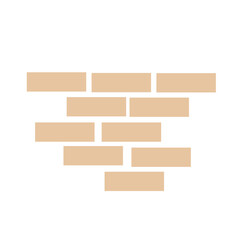 Obraz na płótnie Canvas Light brown brick wall