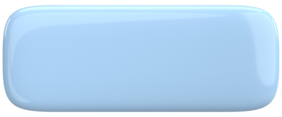 3D button. Empty button. 3D illustration.