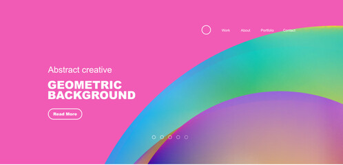 Round shapes, circles and rings composition. Business or technology design for wallpaper, banner, background, landing page, wall art, invitation, prints